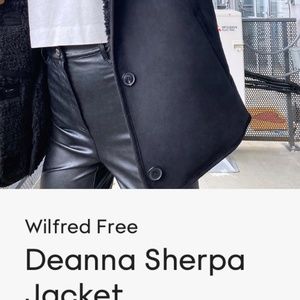 Aritzia Deanna Sherpa Jacket